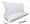 2 Almohadas Hoteleras King Pluma de Ganso Natural 95/5 - Luxury Hotel 5 Estrellas - Hipoalergenico 100% Algodon Soporte Medio 50x90cm