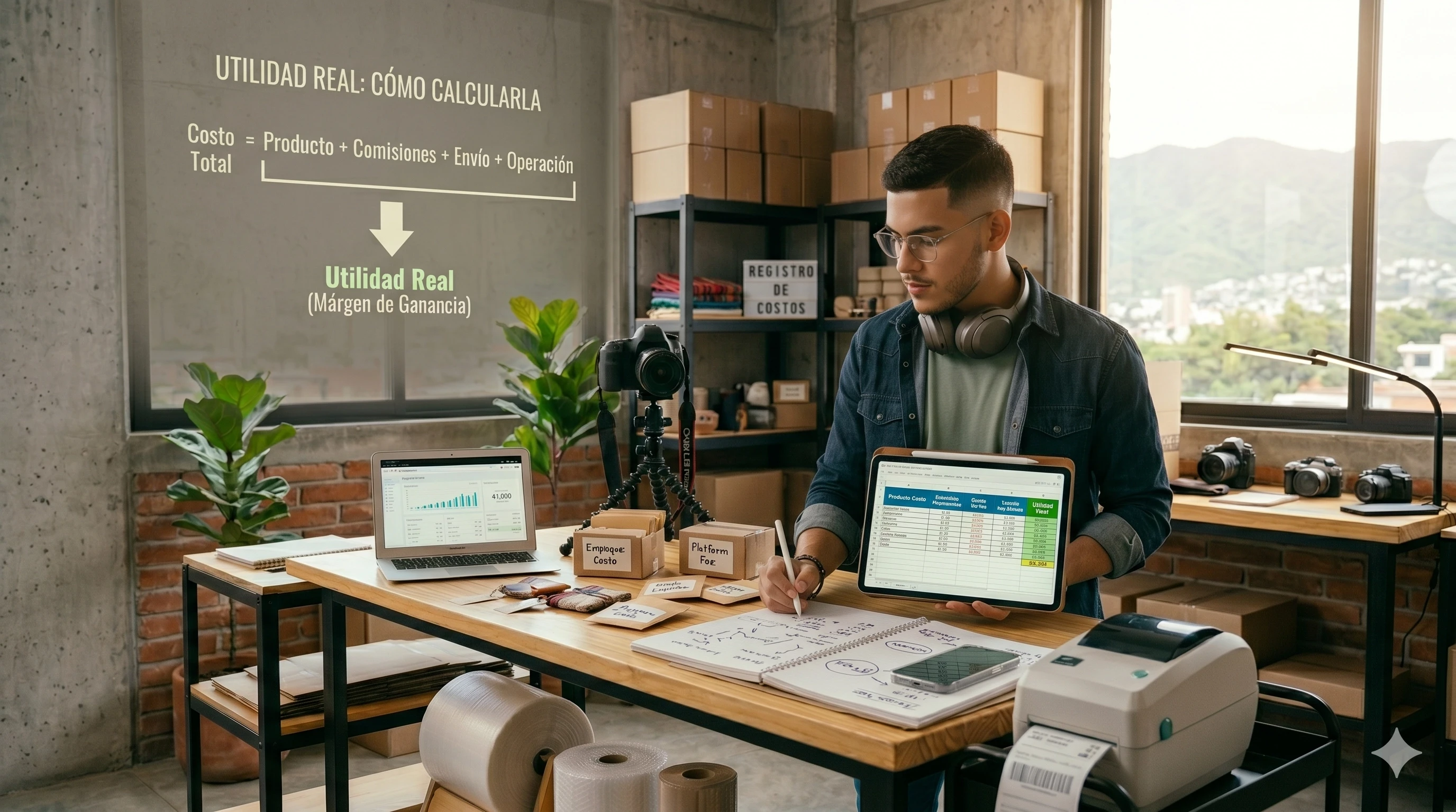 Cómo calcular realmente tu utilidad al vender en línea (guía práctica para vendedores)