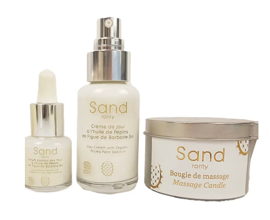 SAND RARITY Kit tratamiento facial y corporal reparador