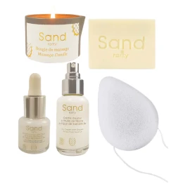 SAND RARITY Kit tratamiento facial y corporal reafirmante antiedad