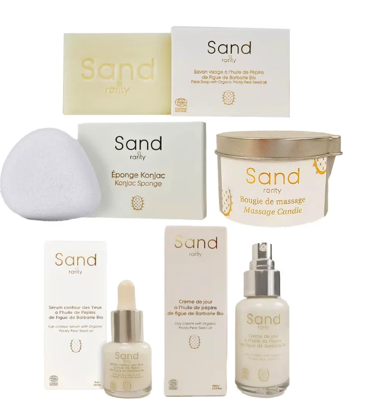 SAND RARITY Kit tratamiento facial y corporal reafirmante antiedad